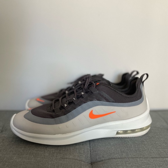 Nike Men’s Gray Orange Air Max Axis Sneaker Size 12 - Picture 6 of 10